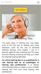 Mobile Screenshot of intertonhearingtest.com